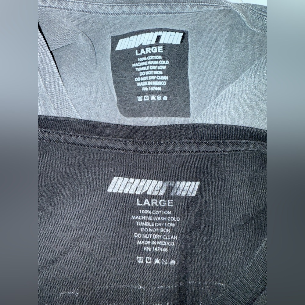 Logan Paul Maverick Gray and Black Men's T-Shirt Set - Picture 10 of 10